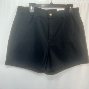 Style & co women shorts mide rise core shorts Size: 14 Black Shorts